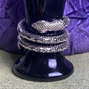 Vintage Whiting & Davis snake wrap bracelet